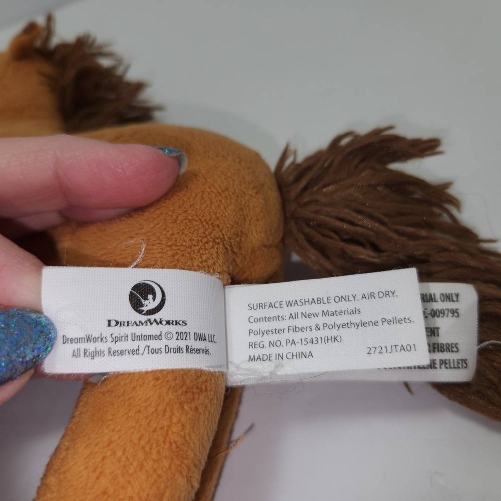 Dreamworks Spirit Riding Free Untamed Plush 8" Horse - Picture 10 of 12